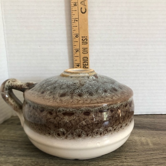 Vtg Beauceware Pottery Oil Lamp Base - Picture 11 of 12